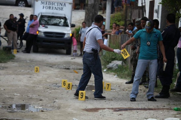 Matan a tres jóvenes frente a zapatería en San Pedro Sula