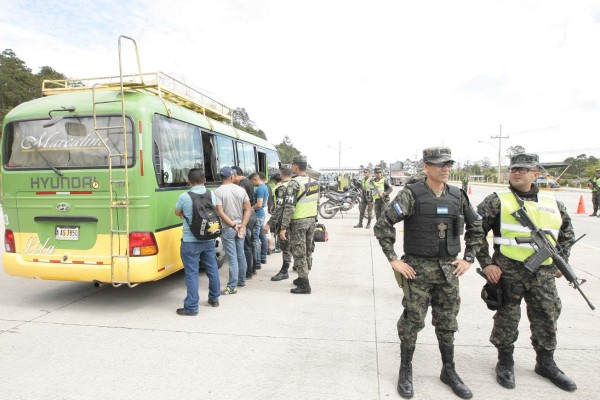 Reportan 1,171 detenidos en feriado morazánico