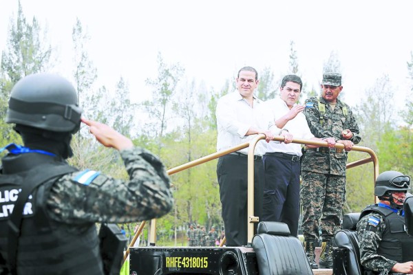 500 policías militares operarán en San Pedro Sula y 500 en Tegucigalpa