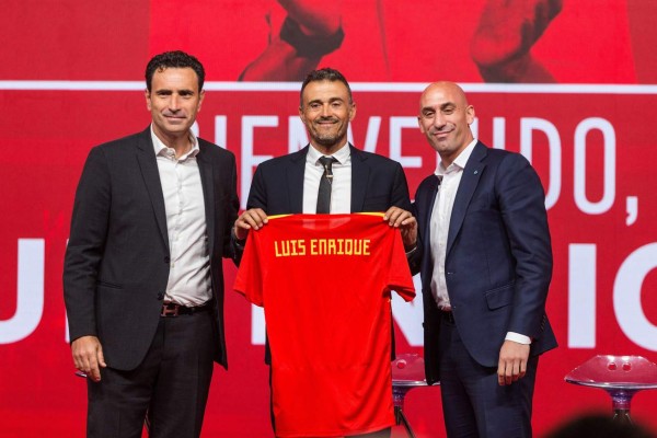 Luis Enrique fue presentado como nuevo seleccionador de España