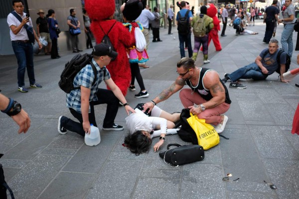 Atropello múltiple en Times Square deja un muerto y 19 heridos