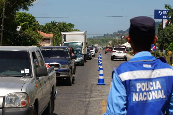 Caravana de veraneantes en Honduras regresa con éxito
