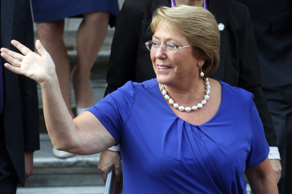 Michelle Bachelet asume la Presidencia en Chile por segunda vez