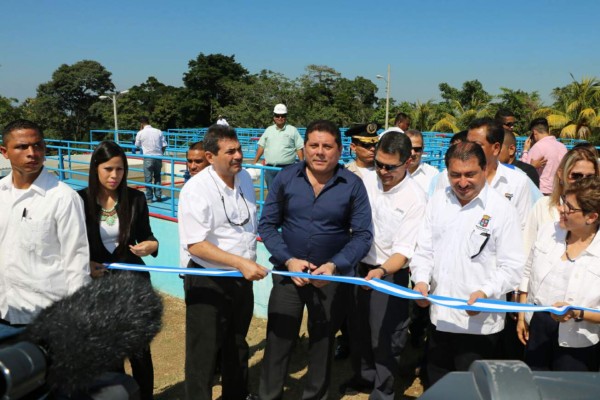 Inauguran ampliación de planta de tratamiento en Puerto Cortés