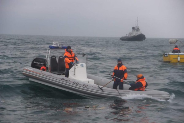 Avión militar ruso con 92 ocupantes se estrelló en el mar Negro