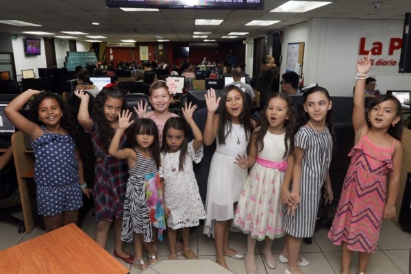 Participantes del Reinado infantil de la Feria Juniana 2018