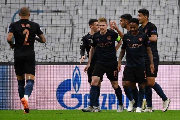 Video: Manchester City goleó al Marsella y sigue intratable en la Champions League