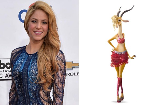 Shakira dará vida al personaje de 'Gazelle'.