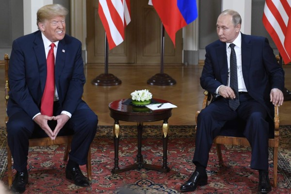 Trump se reúne con Vladimir Putin en Helsinki
