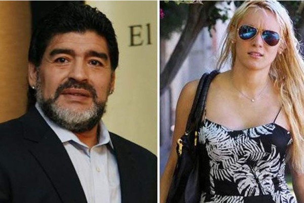 Maradona pide arresten a su exnovia, a quien acusa de robo