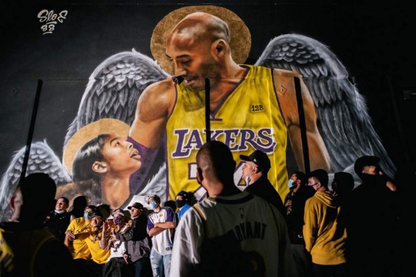 NBA: Los Lakers homenajean a Kobe Bryant en sus festejos del título