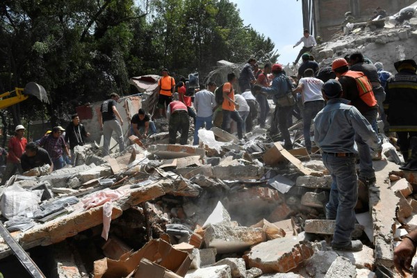 El mundo lamenta la catástrofe sufrida en territorio mexicano