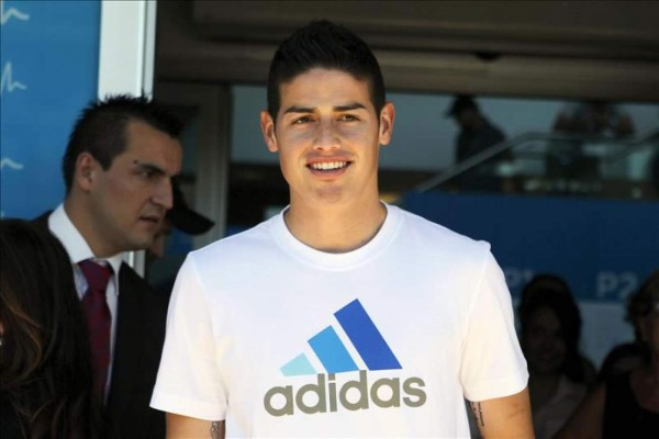 Colombiano James Rodríguez, nuevo jugador del Real Madrid