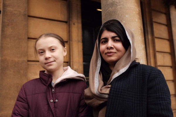 Greta Thunberg se reúne con Malala y comparten mensajes de admiración