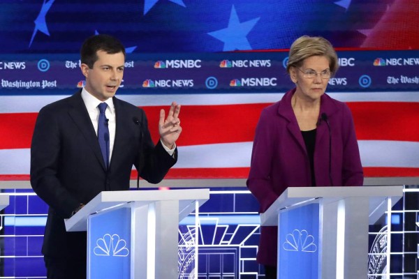 Pete Buttigieg brilla en debate demócrata protagonizado por Trump