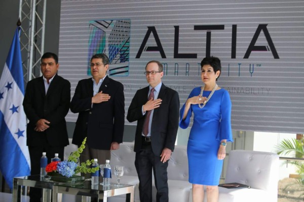 Inauguran torre Altia en Tegucigalpa con una inversión de 528 millones de lempiras