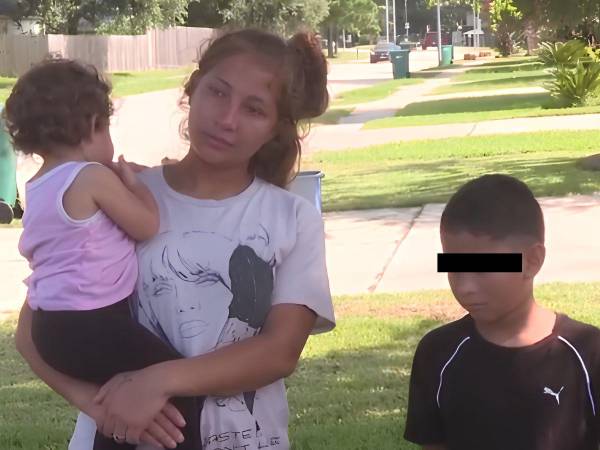 Jessica Gabriela Irías, madre hondureña que reside en Texas, Estados Unidos, sin un estatus migratorio regular.