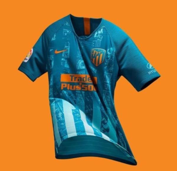 La tercera camiseta del Atlético de Madrid para la temporada 2018-19.