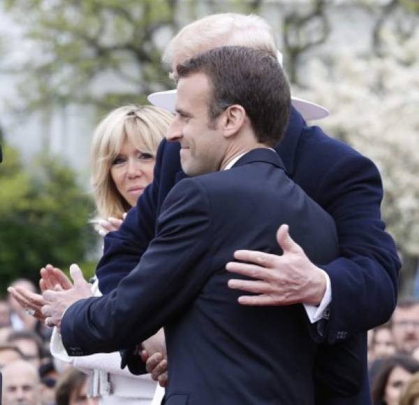 Medios estadounidenses han destacado 'la química' entre Trump y Macron.