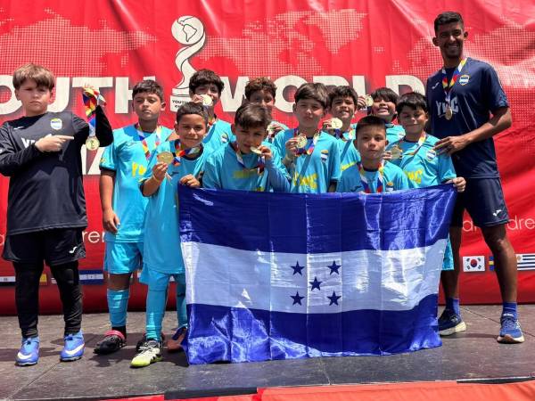 Los catrachos lograron el subcampeonato en la categoría U-10 en el Youth World Challenge 2026.