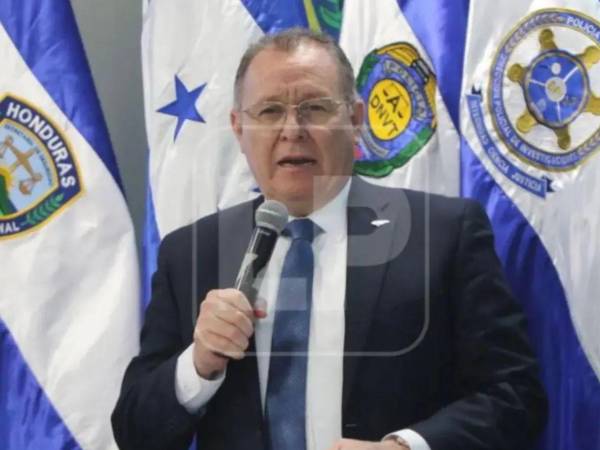 Gerzon Velásquez, ministro de seguridad.