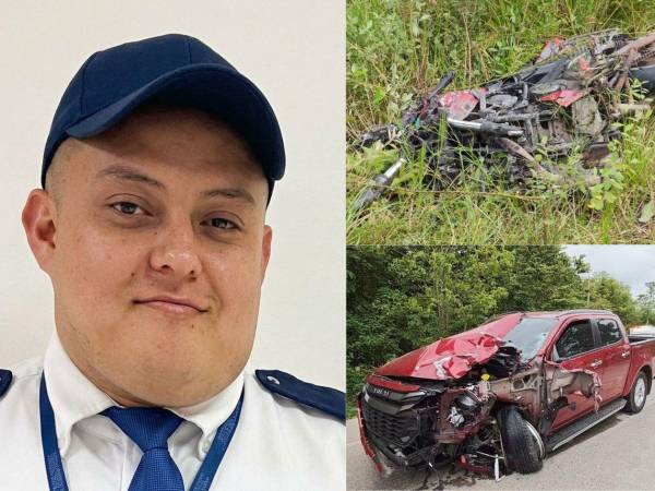 Eduan Andoni Mercado, 29 años, originario y residente de la comunidad de Buena Vista, en el municipio de San José, Copán, se conducía en su camioneta cuando impactó contra un pickup en la CA-4.