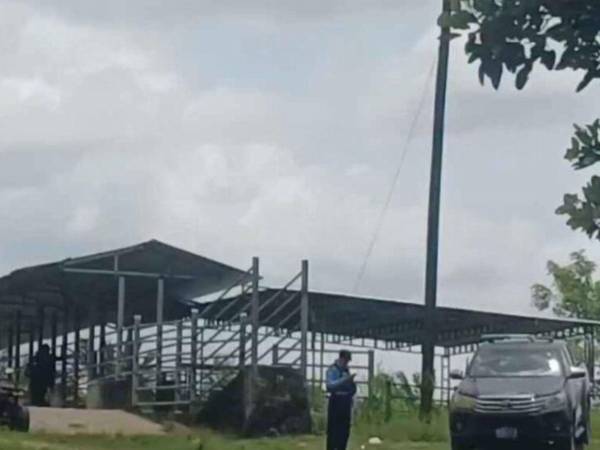 Finca en la que fue reportado el enfrentamiento armado.