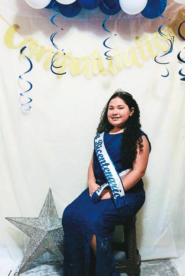 Bellezas infantiles del Bicentenario de independencia de Honduras