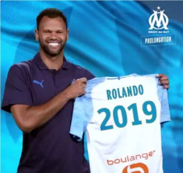 El Olympique de Marsella anunció la renovación del veterano central Rolando. El portugués, de 32 años, llegó al OM hace tres temporadas procedente del Porto.
