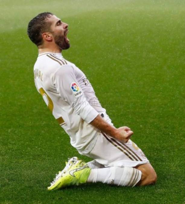 Así fue la gran celebración de Dani Carvajal luego de su gol.