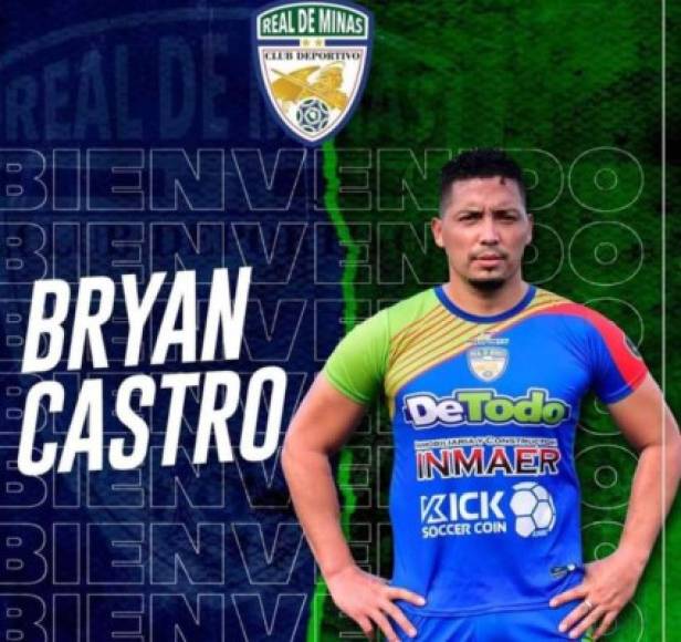 El defensa Bryan Castro se convirtió en nuevo fichaje del Real de Minas tras no seguir en el Victoria de La Ceiba.