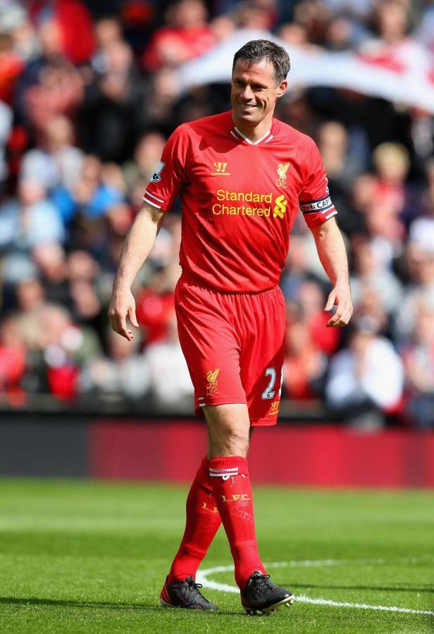 Jamie Carragher jugó en el Liverpool de 1996 a 2013.