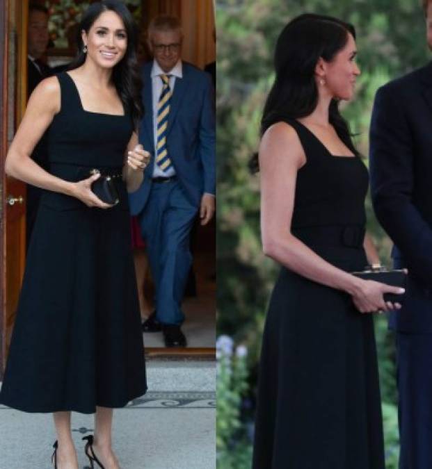 El look para esa noche rondó los $ 8,855.84<br/><br/>Vestido negro de Emilia Wickstead $ 2640.84 (precio estimado)<br/>Aretes Birks Citrine de diamantes $ 3,475<br/>Tacones de Aquazzura $ 750<br/>Clutch Givenchy $ 1,990<br/><br/>Costo total: $ 8,855.84<br/>