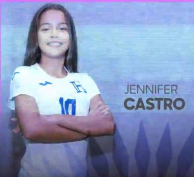 Jennifer Castro: Mediocampista.