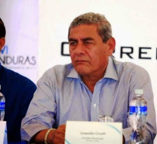 Leopoldo Crivelli, de Choloma, busca su cuarto mandato. El liberal está inscrito en el movimiento 'Yanista'.