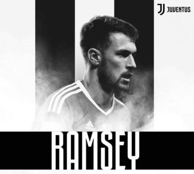 Y el volante galés Aaron Ramsey se suma a la lista de los jugadores que llegarán a la Juventus de forma gratis. Firmó un contrato de cuatro temporadas con la Juventus, club en el que jugará a partir del próximo curso.