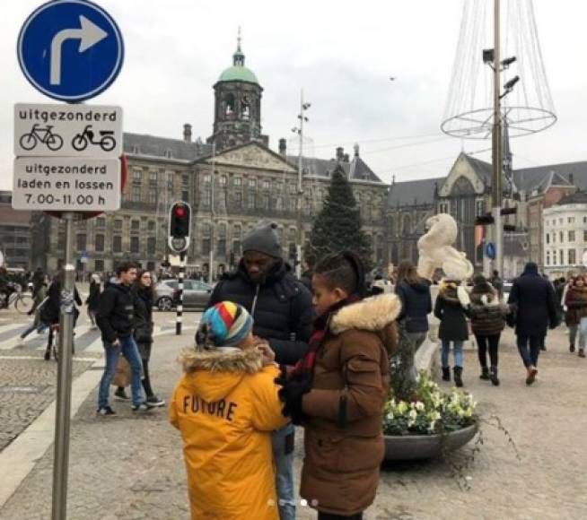 A pesar del frío, Suazo y su familia disfrutaron de cada lugar que visitaron.