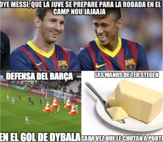 El Barcelona fue goleado 3-0 ante la Juventus en la ida de los cuartos de final de la Champions y los memes no se han hecho esperar.