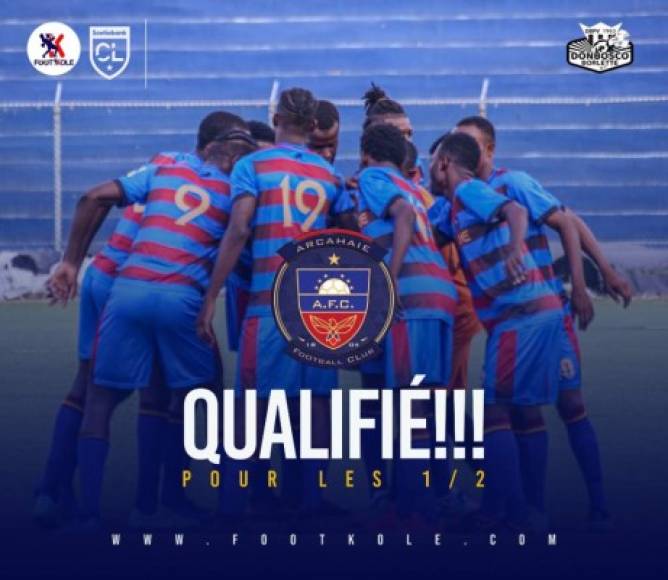 Arcahaie FC (Haití) - El equipo caribeño hizo historia al lograr clasificarse tras eliminar al Forge FC en ronda de Liga Concacaf.