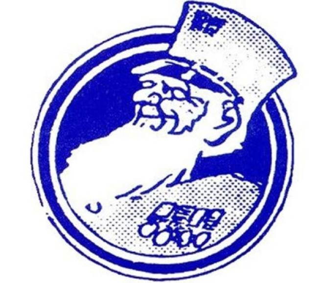 El primer escudo del Chelsea, fundado el 10 de marzo de 1905.