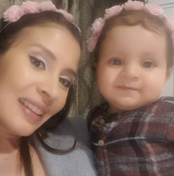 La exMiss Honduras tuvo a su primera hija, Alicia, en diciembre de 2017.
