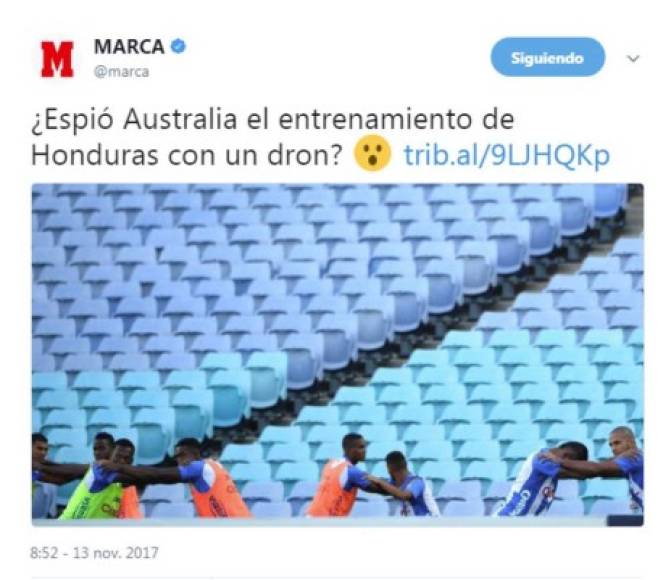 Diario Marca de España se mostró sorprendido por lo ocurrido.