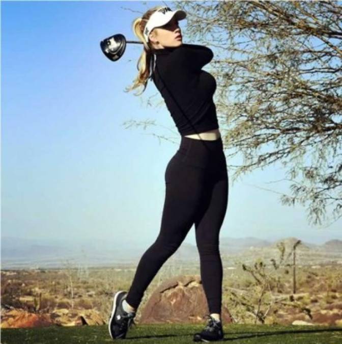 La golfista estadounidense, de 24 años, ha sufrido mucho por las críticas y ataques que recibe en las redes sociales.