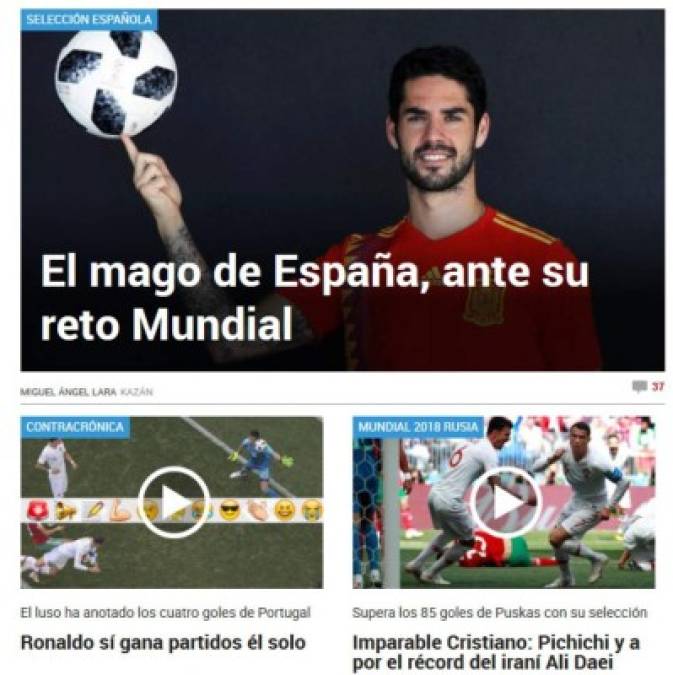 Diario Marca de España.