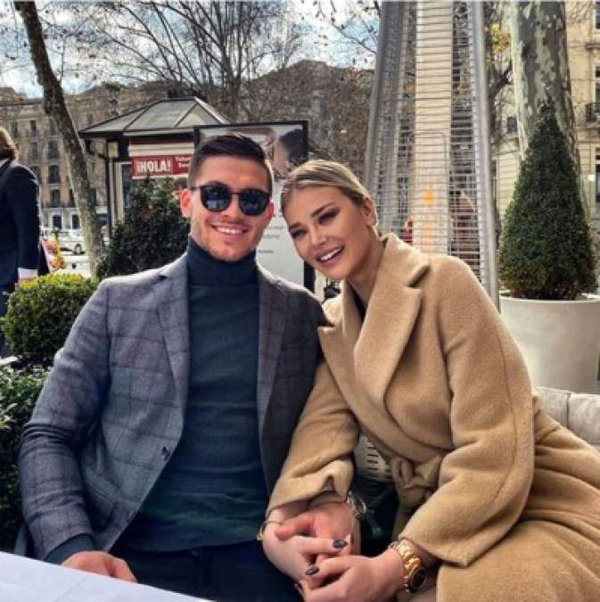 Luka Jović, delantero serbio del Real Madrid, celebró el San Valentín con su novia modelo Sofija Milosevic.