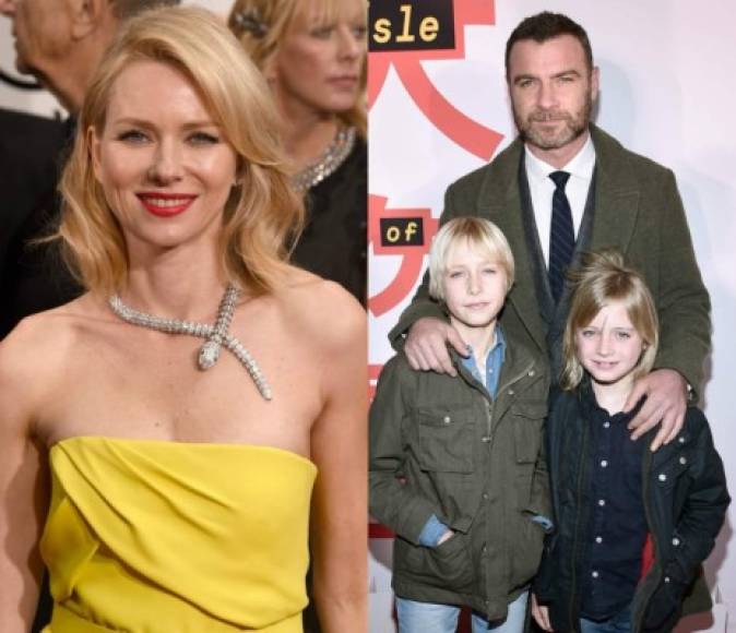 Naomi Watts y Liev Schreiber <br/><br/>Durante 11 años, la pareja formó un matrimonio envidiable, pero en 2016 llegó a su fin. Los actores tienen dos hijos, y por ellos han mantenido una estrecha relación que les permite convivir como familia. <br/><br/>'Somos padres juntos, así que, no importa lo que pase, estaremos juntos. Fuimos muy unidos y esperamos que eso nunca cambie', dijo el actor en el programa de CBS This Morning.<br/><br/>Ambos han rehecho sus vidas: ella con su compañero de la serie Gypsy, Billy Crudup, y él con la joven Taylor Neisen.<br/>