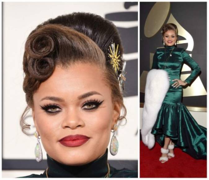 LOS ANGELES, CALIFORNIA - FEBRUARY 10: Andra Day attends the 61st Annual GRAMMY Awards at Staples Center on February 10, 2019 in Los Angeles, California. Jon Kopaloff/Getty Images/AFP