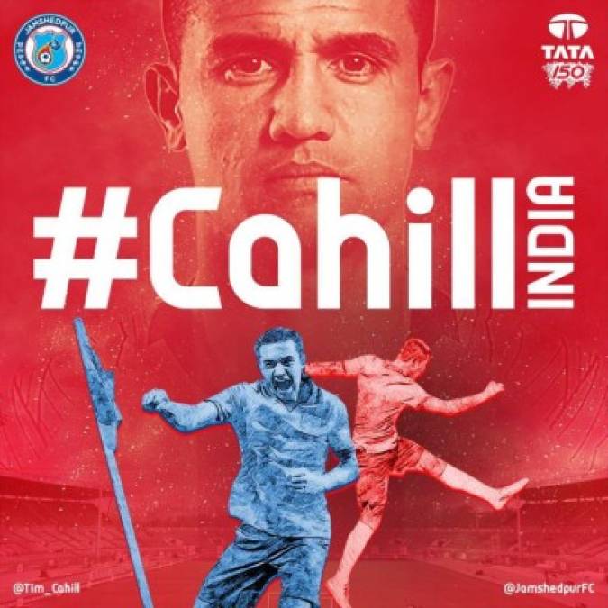 El Jamshedpur FC de la Superliga de India ha fichado al delantero australiano Tim Cahill, llega como agente libre y firma por una temporada.