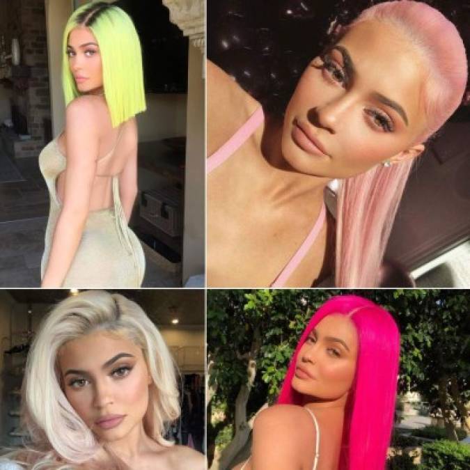 Esta es no la primera vez (y seguramente no la última) en la que Kylie juega con el color de su cabello.