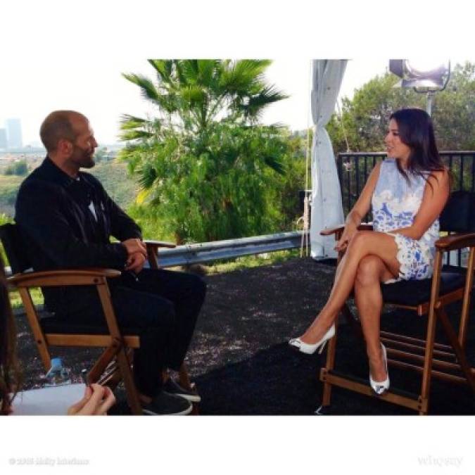Jason Statham es entrevistado por Maity Interiano.